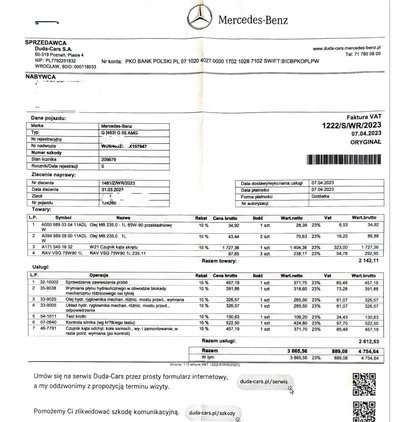 Mercedes-Benz Klasa G cena 265000 przebieg: 200000, rok produkcji 2005 z Kluczbork małe 742